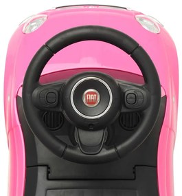vidaXL Περπατούρα Fiat 500 Ροζ