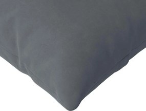 vidaXL Μαξιλάρι Καναπέ 2 pcs Σκούρο Γκρι 120 x 40 cm