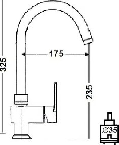 Oioli King CK47 Chrome - Μπαταρία Κουζίνας