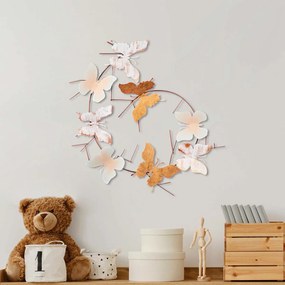 Διακοσμητικό Τοίχου (80x80) A-G Butterflies 891TNL2384