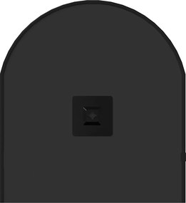 vidaXL Καθρέφτης Τοίχου Οβάλ Μαύρος 70x30 εκ.