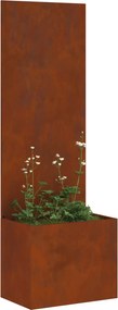 vidaXL Οθόνη Ιδιωτικότητας Κήπου Σκ rusty 50 x 32 x 150 εκ