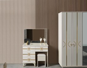 Stewehome Σετ Κρεβατοκάμαρας λευκό 160x200 cm