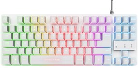 Trust TR-24737 GXT 833 Thado Gaming Πληκτρολόγιο Tenkeyless με RGB φωτισμό (Αγγλικό US) Λευκό