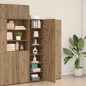 vidaXL Highboard Artisan Oak 50 x 42,5 x 185 εκ.