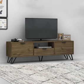 Megapap Έπιπλο Τηλεόρασης Jasmine Από Μελαμίνη Καρυδί 170x35x50εκ.