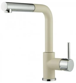 Armando Vicario Fluo 18580Granite Moonstone ψηλή Μπαταρία Κουζίνας Με αποσπώμενο Περ/μενο Ρουξούνι και Συρόμενο Ντους 18580-1521