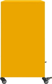 vidaXL Ντουλάπι Μουσταρδί 68x39x72 εκ. από Ατσάλι