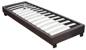 WOODWELL Ε2015,3LBΥΠΟΣΤΡΩΜΑ WILTON K/D PU Σκούρο Καφέ 97x211x29 (Στρώμα 90x200)cm Ε2015,3LB