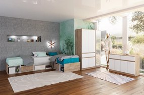 Σετ Κρεβατοκάμαρας 4 τεμαχίων, Κ-962, 90/200, Genomax Genom1219920380