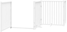 vidaXL Διαχωριστικό Σκύλων/Πόρτα Πτυσσόμενο 12 Πάνελ 960εκ Ξύλο Λεύκας
