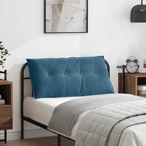 vidaXL Μαξιλάρι Πλάτης Μπλε 100 x 50 cm Υφασμάτινο Κορντουρά