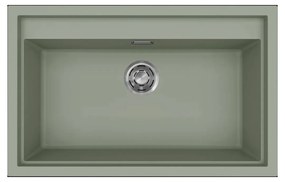 Νεροχύτης κουζίνας SINTESI 130 Sage Green 82 ELLECI 79x50cm