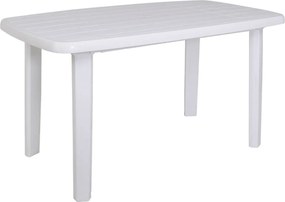 SORRENTO Τραπέζι Oval Dining Κήπου - Βεράντας, PP Απόχρωση Άσπρο   1τμχ