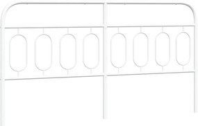vidaXL Ανταλλακτικό κεφαλάρι Λευκό 183 εκ. Μεταλλικό