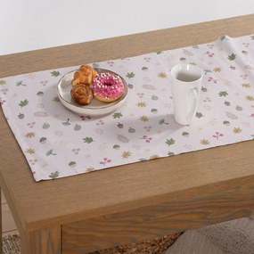 Τραβέρσα Forest Ecru Nef-Nef 45Χ140 45x140cm Cotton-Polyester