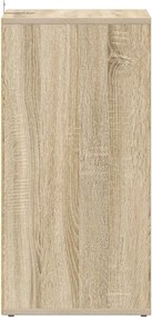 vidaXL Παπουτσοθήκη Sonoma Δρυς 31,5 x 35 x 70 εκ. από Επεξ. Ξύλο
