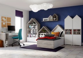 Πίνακας φελλού με ράφι Minido - 80.00Χ12.00Χ80.00cm