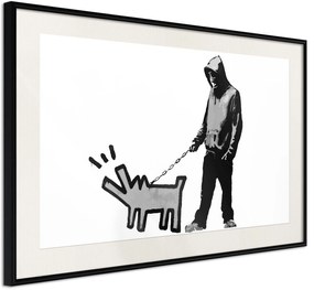 Αφίσα - Banksy: Choose Your Weapon - 30x20 - Μαύρο - Με πασπαρτού