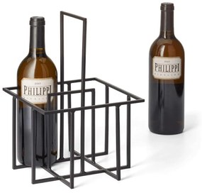 Κάβα 4 Θέσεων Cubo 119004 20x20x33cm Black Philippi Μέταλλο