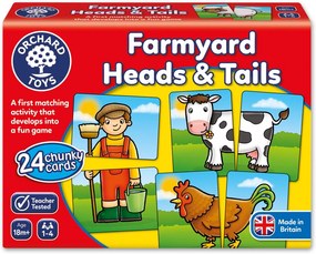 Farmyard Heads and Tails Game Orchard Toys