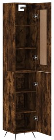 vidaXL Ντουλάπι Καπνιστή δρυς 34,5x34x180 εκ. από Επεξεργασμένο Ξύλο