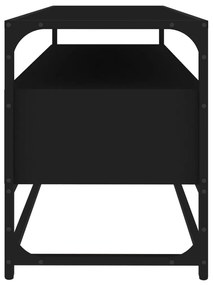 vidaXL Έπιπλο Τηλεόρασης Μαύρο 100x35x45 εκ. από Επεξεργασμένο Ξύλο