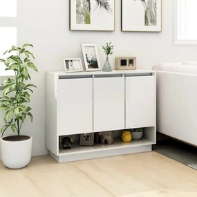 vidaXL Συρταριέρα Λευκή 97x31x75 εκ. από Επεξεργασμένο Ξύλο