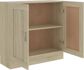 vidaXL Βιβλιοθήκη Χρώμα Sonoma Δρυς 82,5 x 30,5 x 80 εκ. Επεξ. Ξύλο