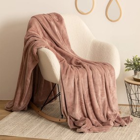 Κουβέρτα Καναπέ Fleece (130x180) A-S Flannel Pink 156047P