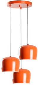Φωτιστικό Οροφής Yozgat 892OPV2102 Φ45x114cm 3xE27 40W Orange Opviq