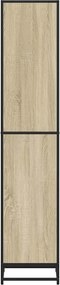 vidaXL Βιβλιοθήκη Χρώμα Sonoma Δρυς 40x35x170,5 εκ. Μοριοσανίδα