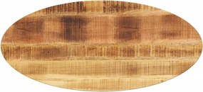 vidaXL Επιφάνεια Τραπεζιού Οβάλ 140x50x3,8 εκ. Μασίφ Ξύλο Μάνγκο