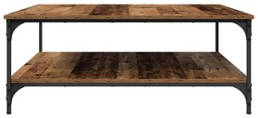 vidaXL Τραπεζάκι σαλονιού Παλαιό ξύλο 100 x 100 x 40 cm