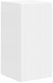 vidaXL Σετ επίπλου τηλεόρασης Επιτοίχιο 3 pcs Υψηλής γυαλάδας λευκό