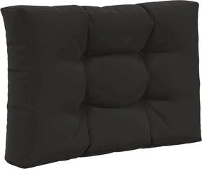 vidaXL Μαξιλάρι Καναπέ Εξωτερικού Χώρου 3 pcs Μαύρο Πολυεστέρας
