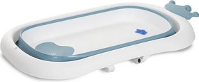 FOLDING BATHTUB 83 CM WITH PLUG ROYAL NORDIC BLUE