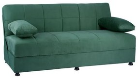 Καναπές Κρεβάτι 3Θέσιος Ege Dark Green 1214 HM3067.07 Βελούδο