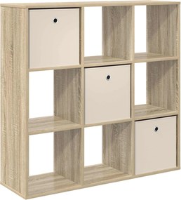 vidaXL Πλαϊνό γραφείο Δρύς Sonoma 102 x 31 x 99,5 εκ.