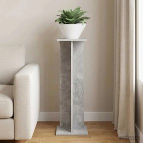 vidaXL Βάση φυτών Γκρι Σκυροδέματος 25 x 25,5 x 80,5 εκ.