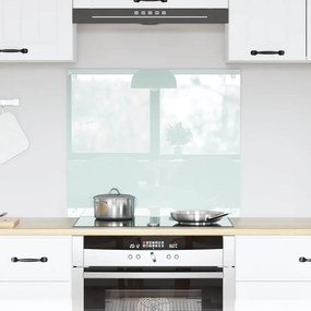 vidaXL Πίσω Πάνελ Κουζίνας Λευκό 70 x 60 cm σκληρυμένο γυαλί
