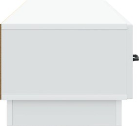 vidaXL Ντουλάπι TV Λευκό 147 x 34,5 x 27 εκ Επεξεργασμένο Ξύλο
