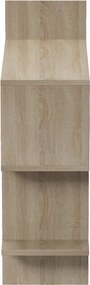 Ραφιέρα τοίχου Paralel pakoworld sonoma 70x22x65,5εκ