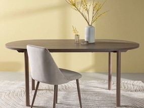 Τραπέζι Dallas 4094, Καφέ, 75x90x180cm, 43 kg, Ινοσανίδες μέσης πυκνότητας, Μέταλλο | Epipla1.gr