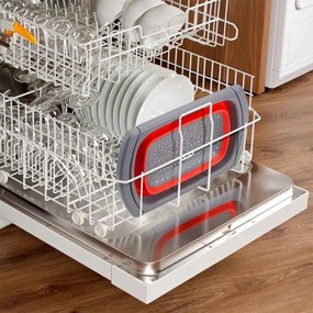Πτυσσόμενο Πλαστικό Σουρωτήρι Κουζίνας 60x26cm