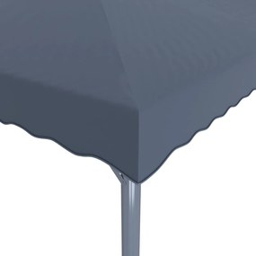 vidaXL Κιόσκι Ανθρακί 300 x 300 εκ. Αλουμινίου