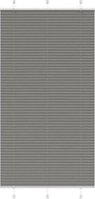 vidaXL Πλισέ περσίδα Ανθρακί 110x200 cm Πλάτος υφάσματος 109,4 cm
