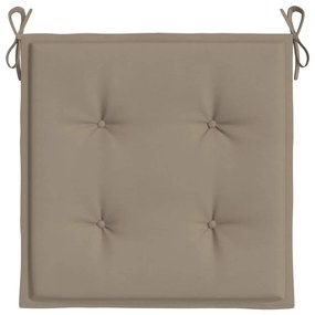 ΜΑΞΙΛΑΡΙΑ ΚΑΡΕΚΛΑΣ ΚΗΠΟΥ 4 ΤΕΜ. TAUPE 50 X 50 X 4ΕΚ. ΥΦΑΣΜΑΤΙΝΑ 314054