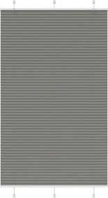 vidaXL Πλισέ περσίδα Ανθρακί 120x200 cm Πλάτος υφάσματος 119,4 cm