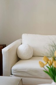 Διακοσμητικό Μαξιλάρι Λευκό PELUS TOP 25x25x25